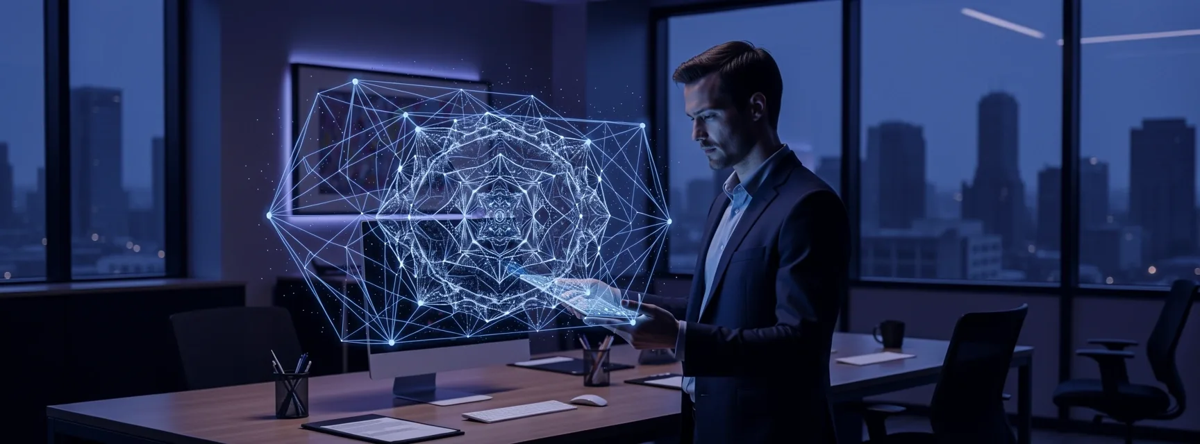Data technology background